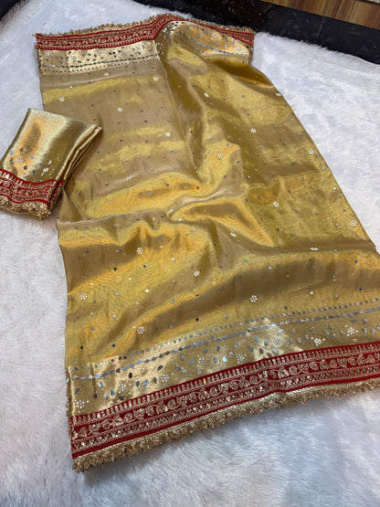 Karwachauth special saree Indian saree traditional sari blouse