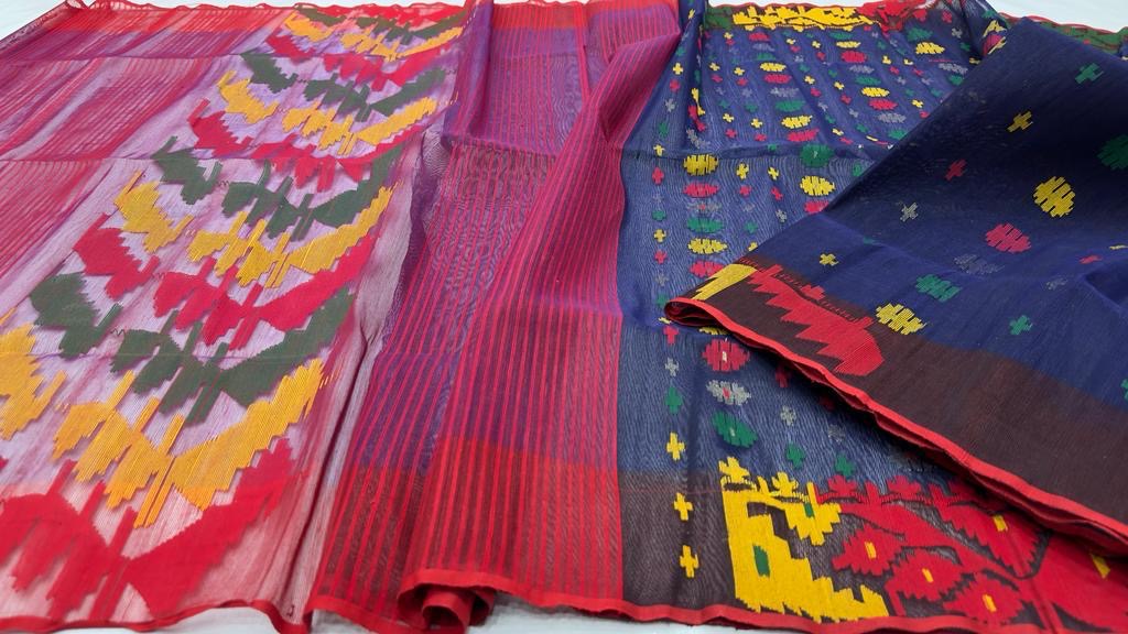 Kabita bangla inspired silk jamdani sarees