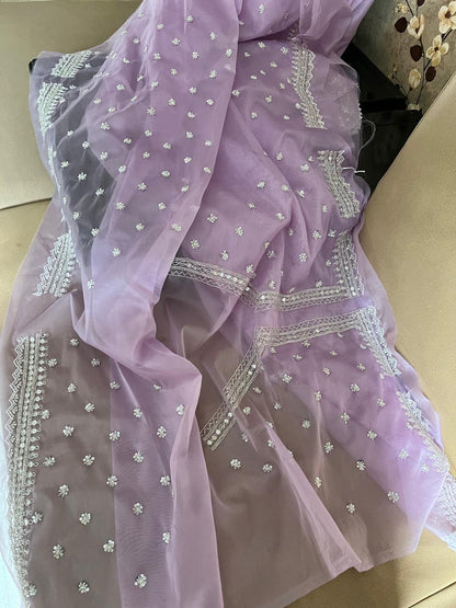 Sanisha organza saree partywear sarees Indian sari