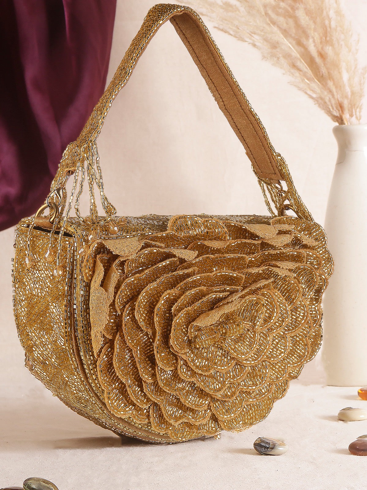 Rosila Flap Clutch Purse Cocktail bag