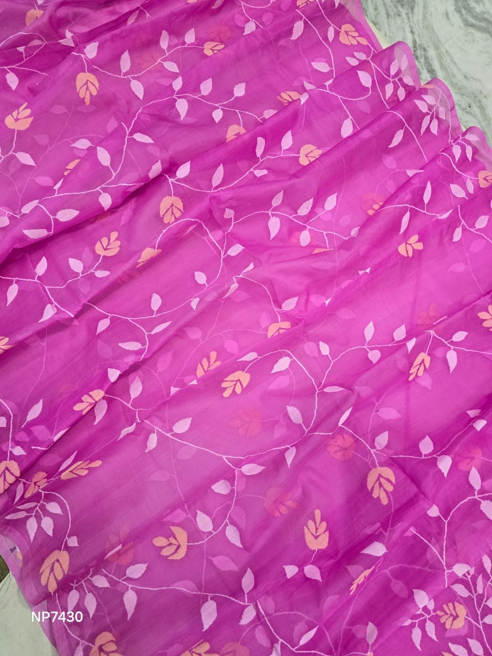 Handmade jamdani saree women saree Indian wedding sari blouse