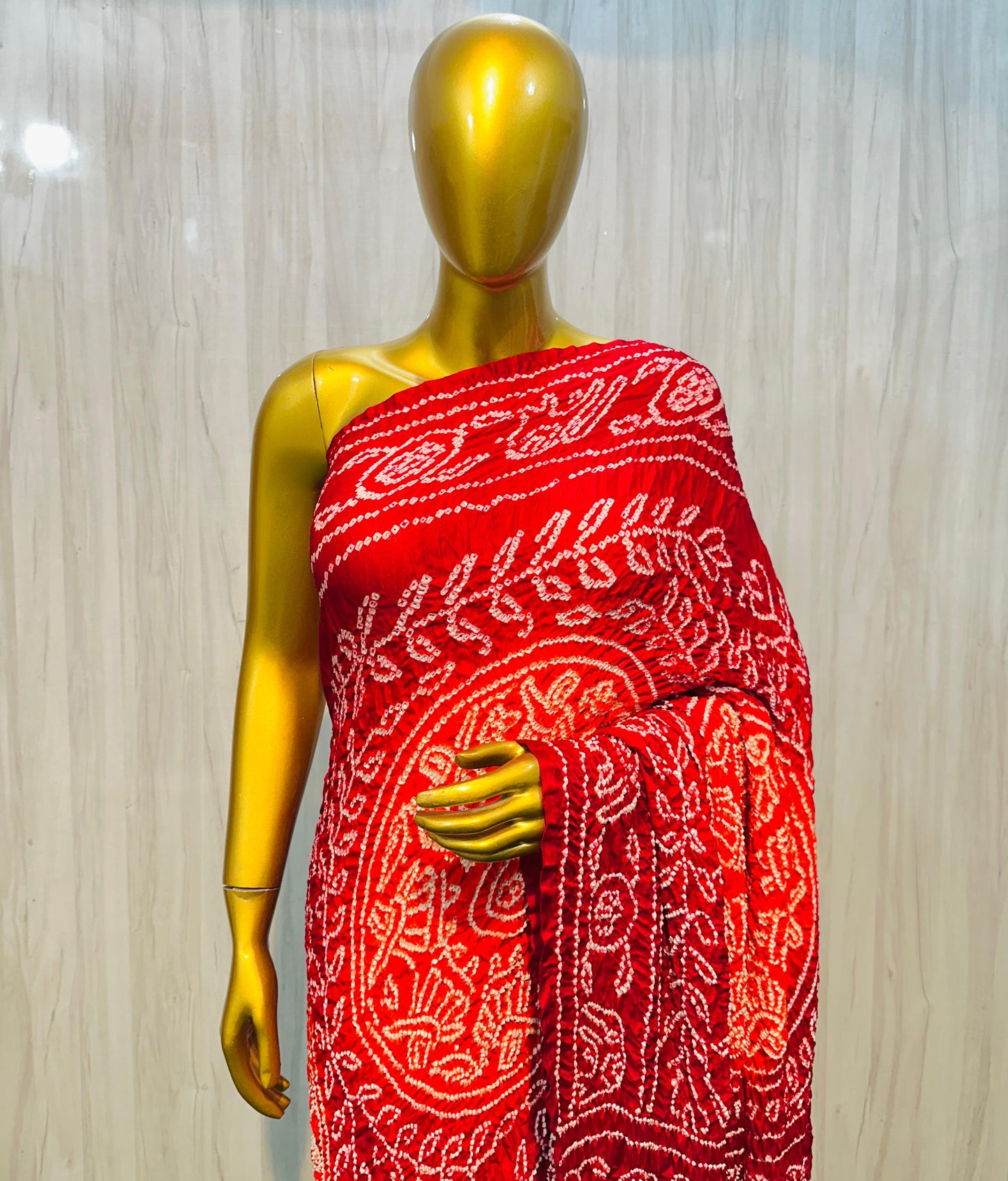Rai bandhani saree gajji silk sarees Indian sari blouse