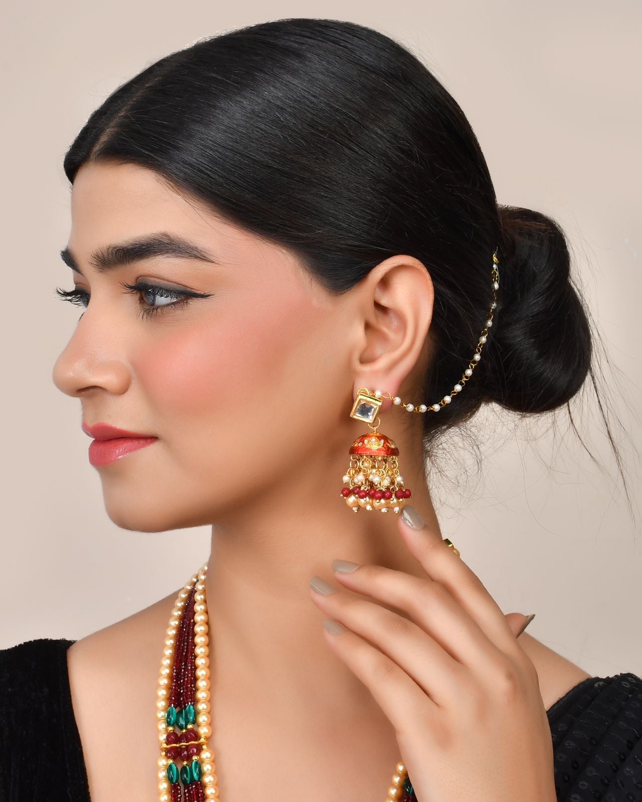 Pinakha Meenakari Necklace Set Women Necklace Set
