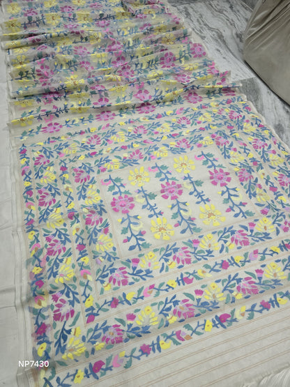 Kimika Jamdani saree Indian traditional sarees