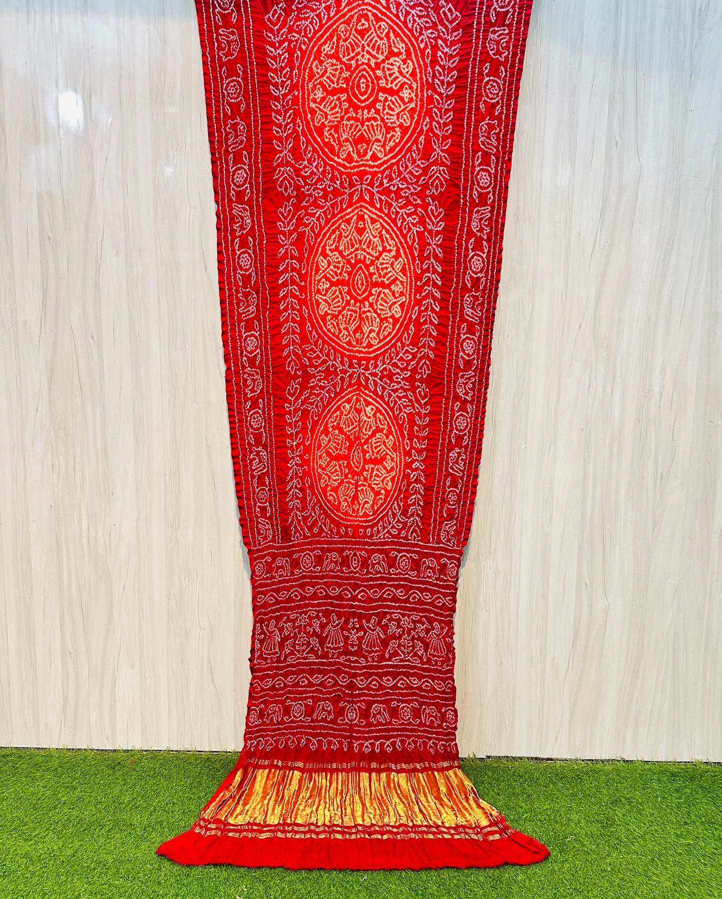 Rai bandhani saree gajji silk sarees Indian sari blouse