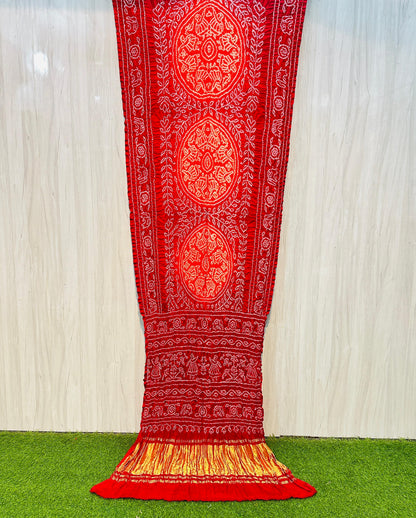 Rai bandhani saree gajji silk sarees Indian sari blouse