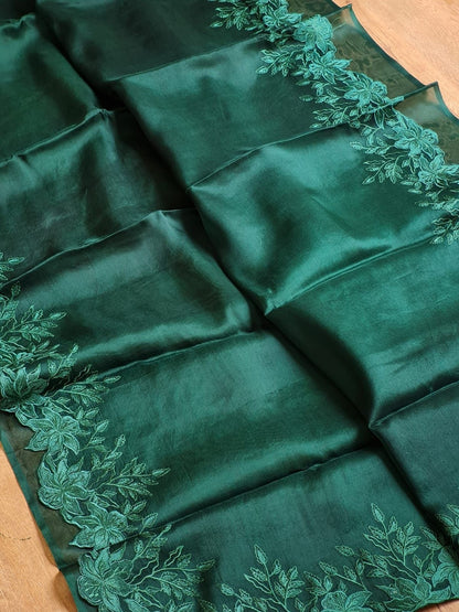 Anikashi Organza Saree Partywear saree blouse