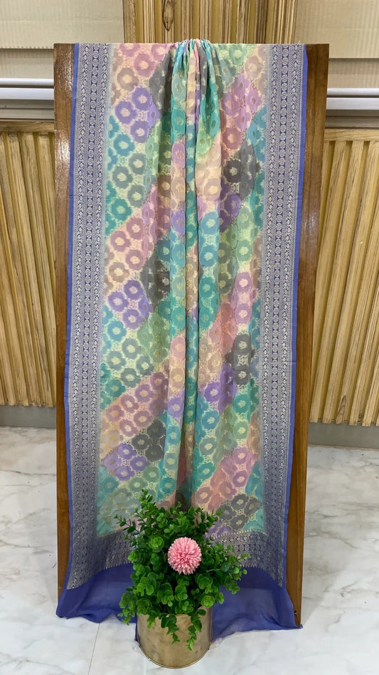 Raima khaddi Indian Gorgette Dupatta