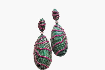 Cocktail earrings beautiful earrings lovely earrings jhumki
