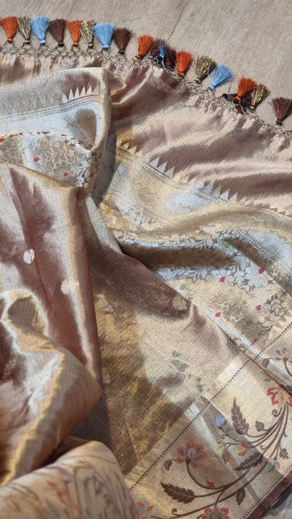 Lavita organza double tissue sarees
