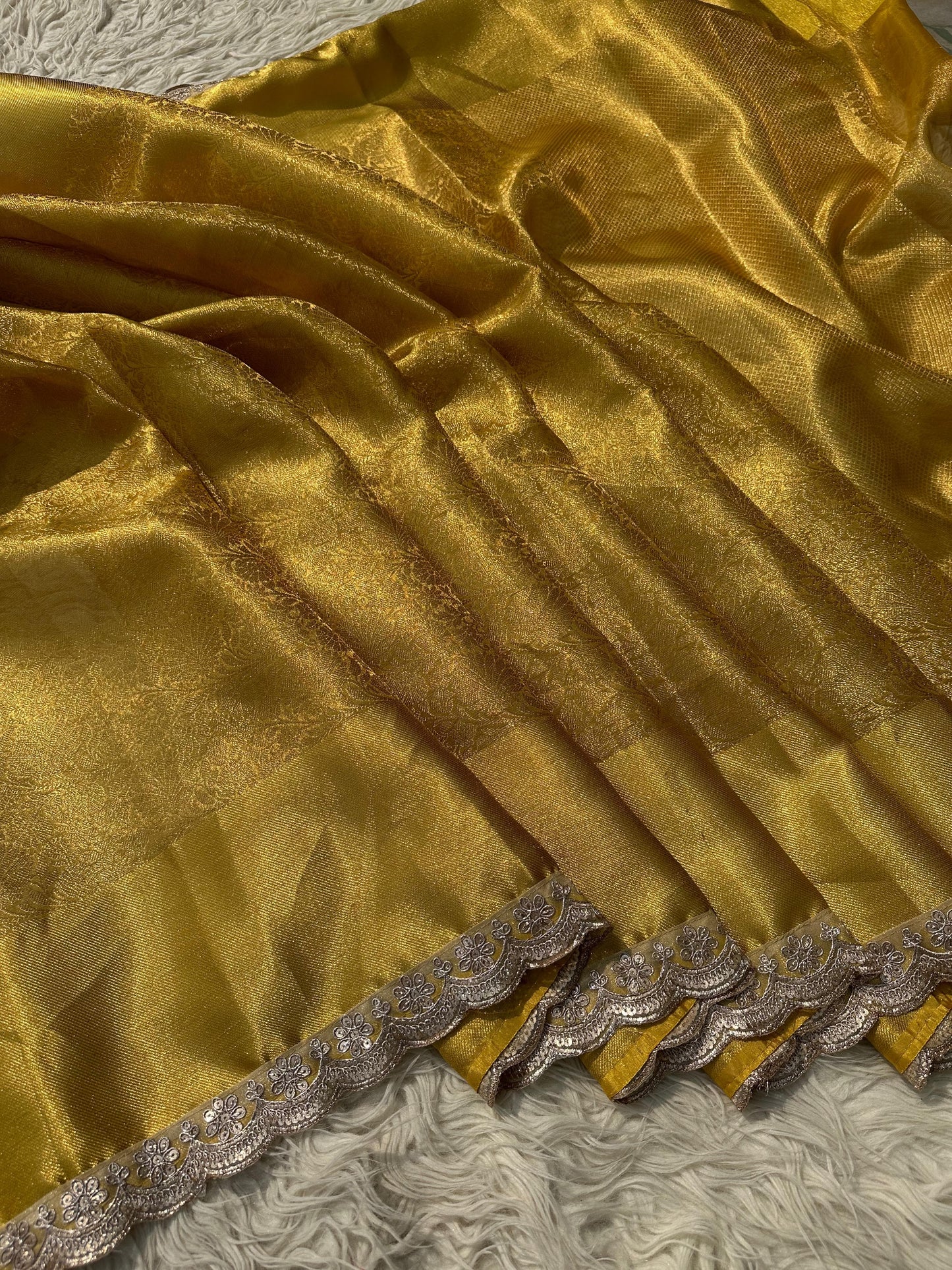 Zari weaving saree premium Kanjeevaram inspired sari blouse