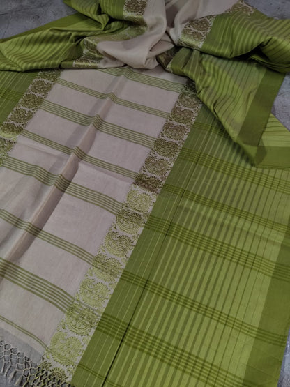 Mahii Bengal cotton handwoven saree