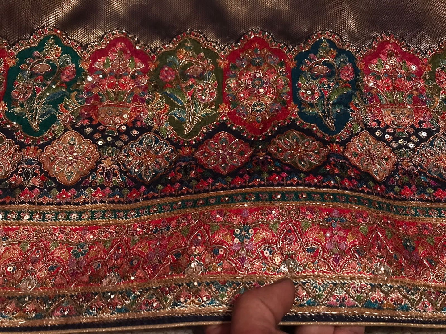 Kani silk saree Kashmiri heritage sarees Indian sari blouse