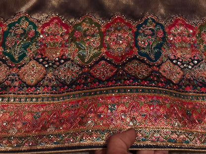 Kani silk saree Kashmiri heritage sarees Indian sari blouse