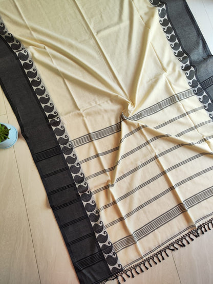 Mahii Bengal cotton handwoven saree