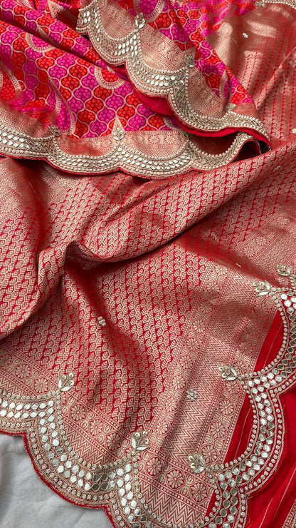 Renuka Banarsi Weaving Saree Munga silk saree