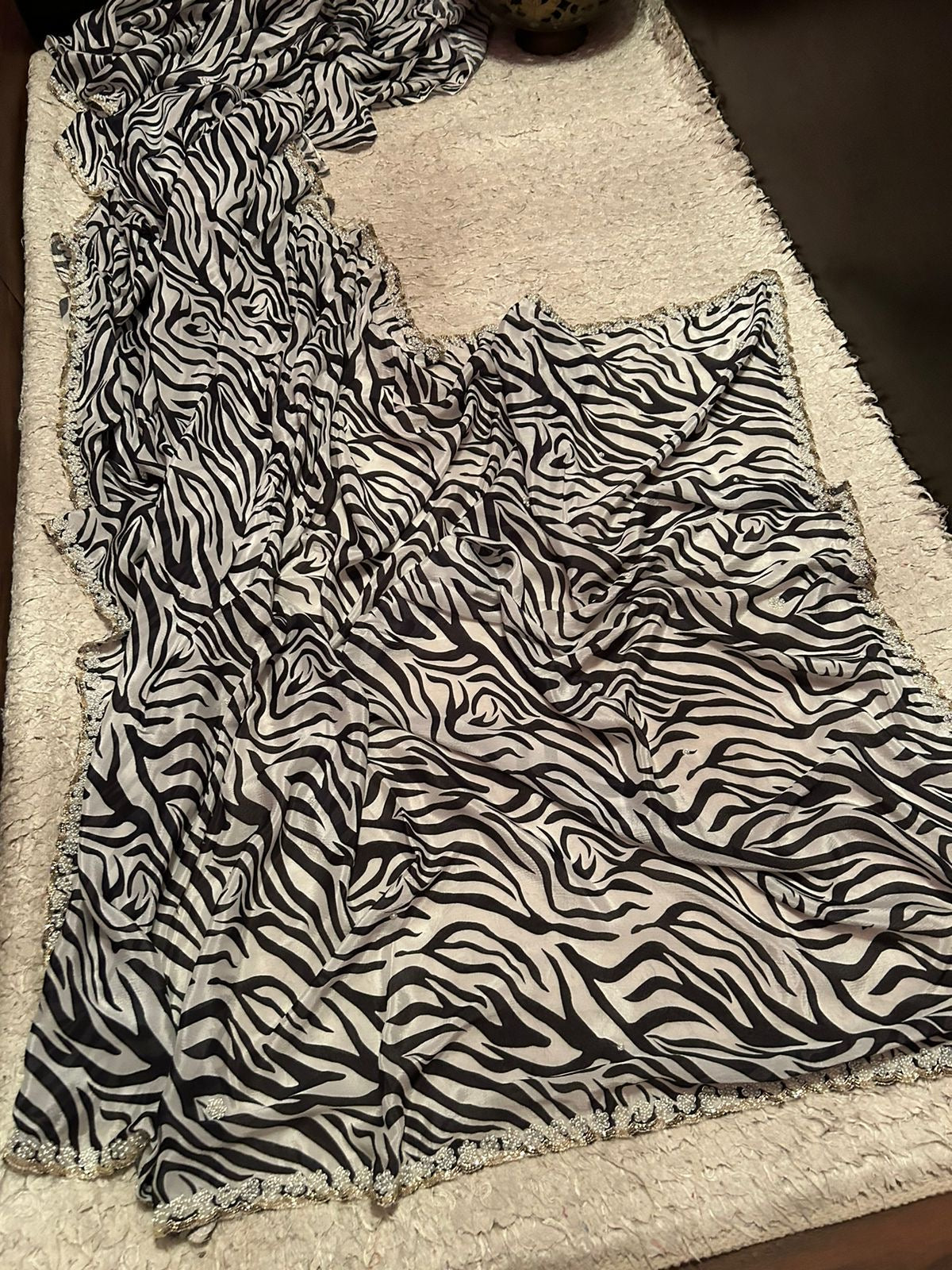 Tigress inspired trendy saree