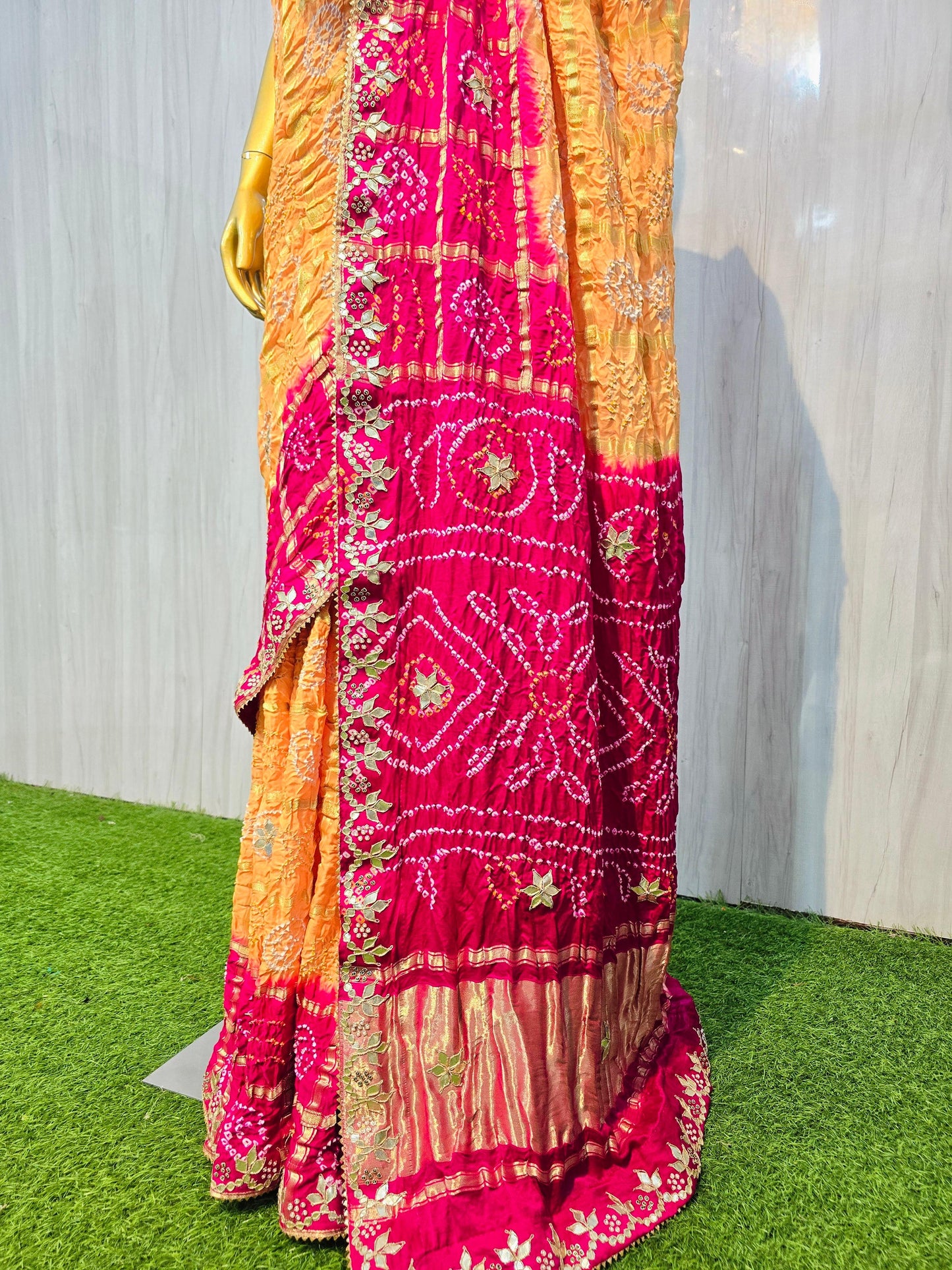 Ramaiya gajji silk saree gharchola sarees Indian sari blouse