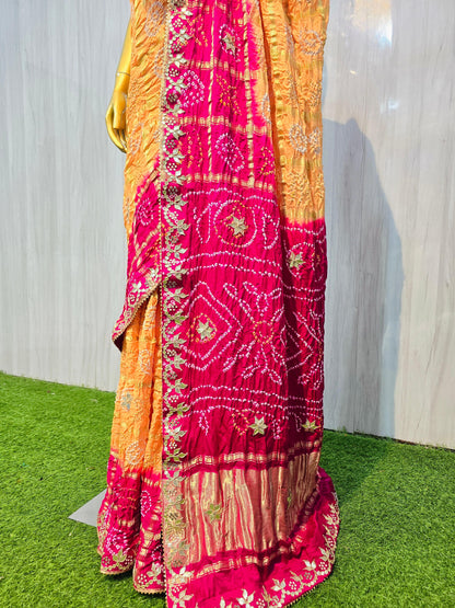 Ramaiya gajji silk saree gharchola sarees Indian sari blouse