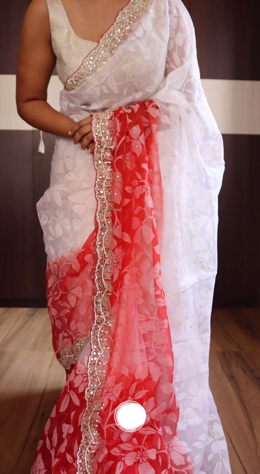 Mahivashi organza saree Indian partywear sarees