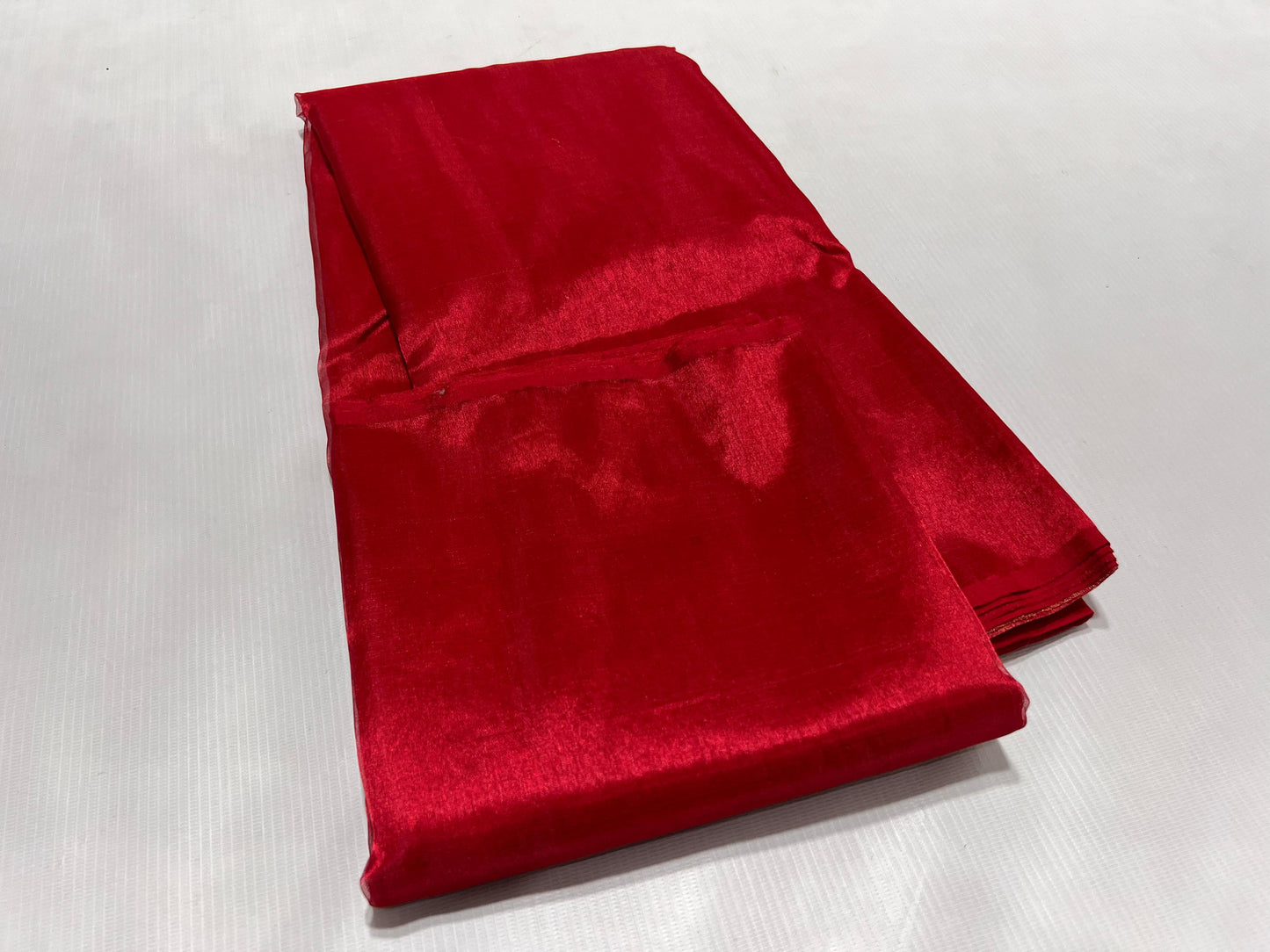 Ranika Red Chanderi Zari Silk Saree Indian Saree