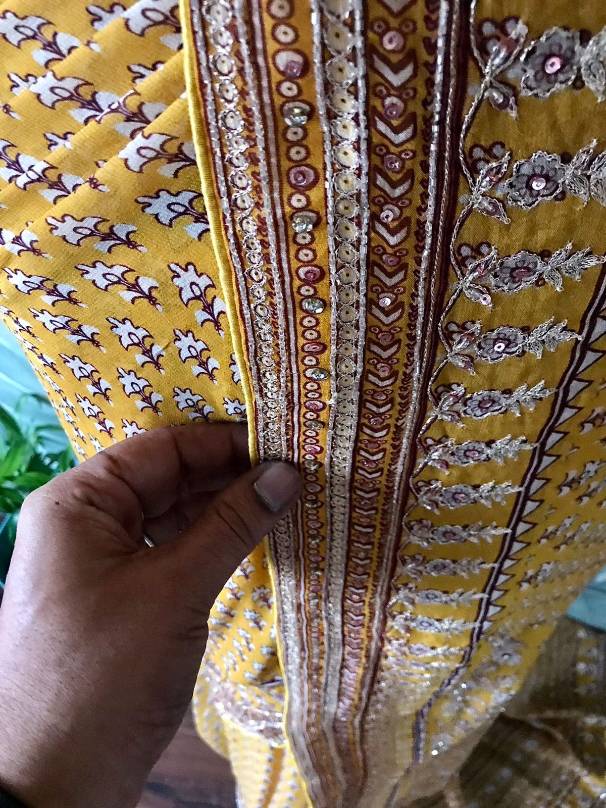 Premium handmade saree gorgette silk saree women sari blouse