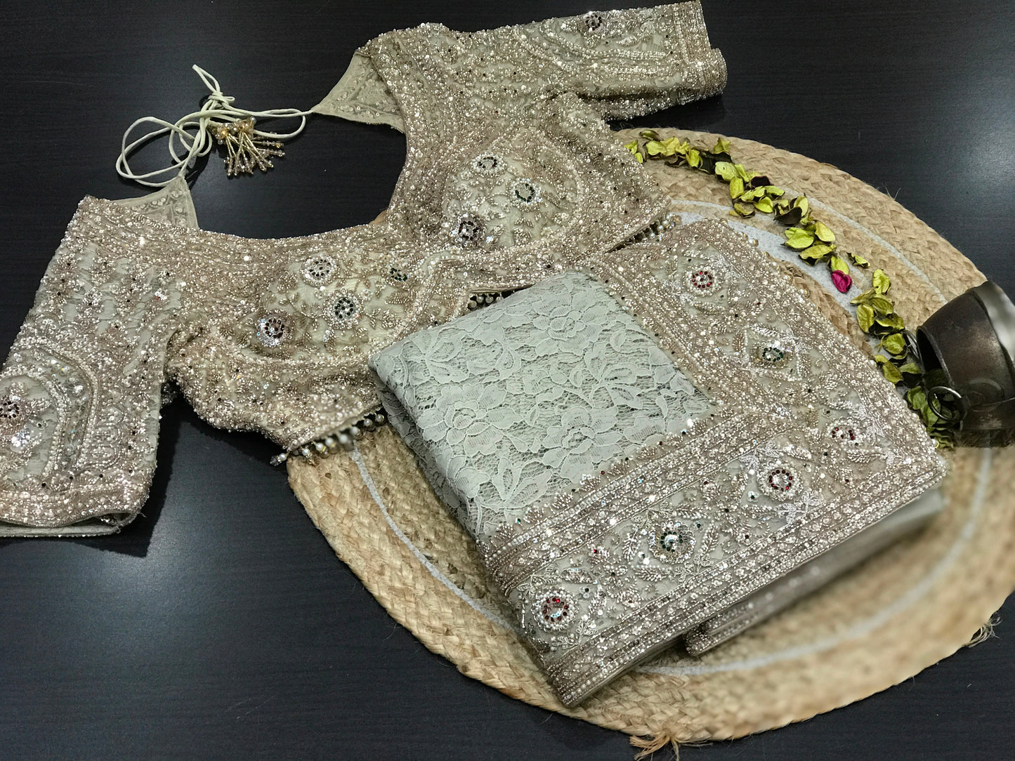 Lace saree wedding sari women sarees with readymade blouse