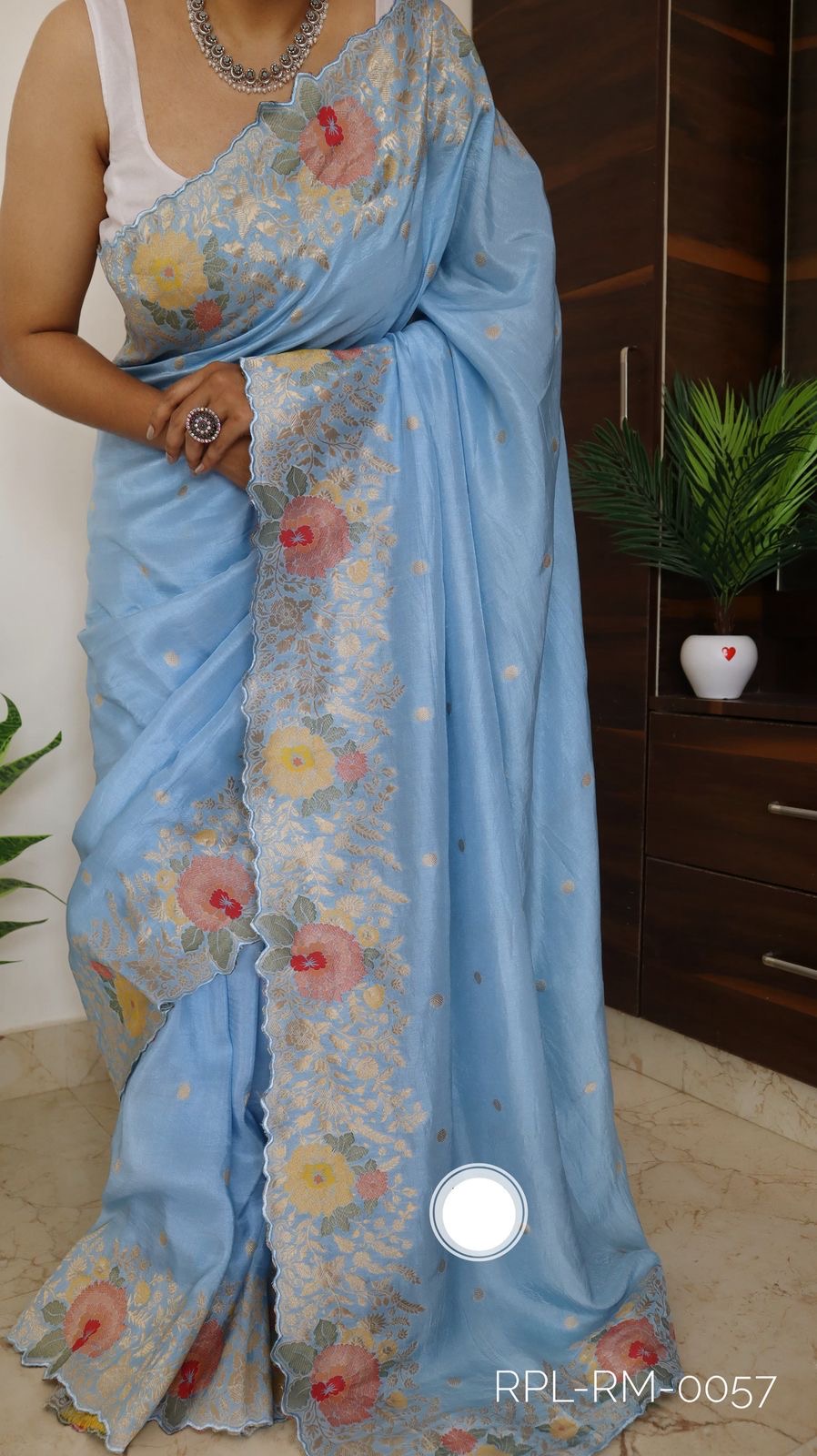 Munga Meenakari saree silk saree Indian sari blouse