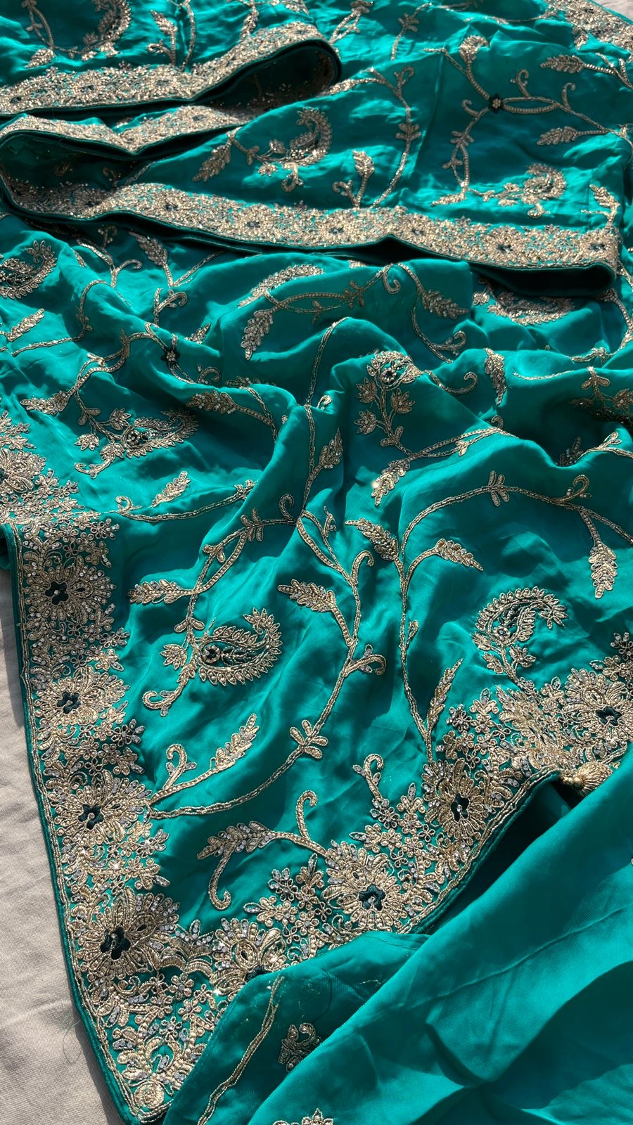 Wedding Gajji silk saree bridal saree