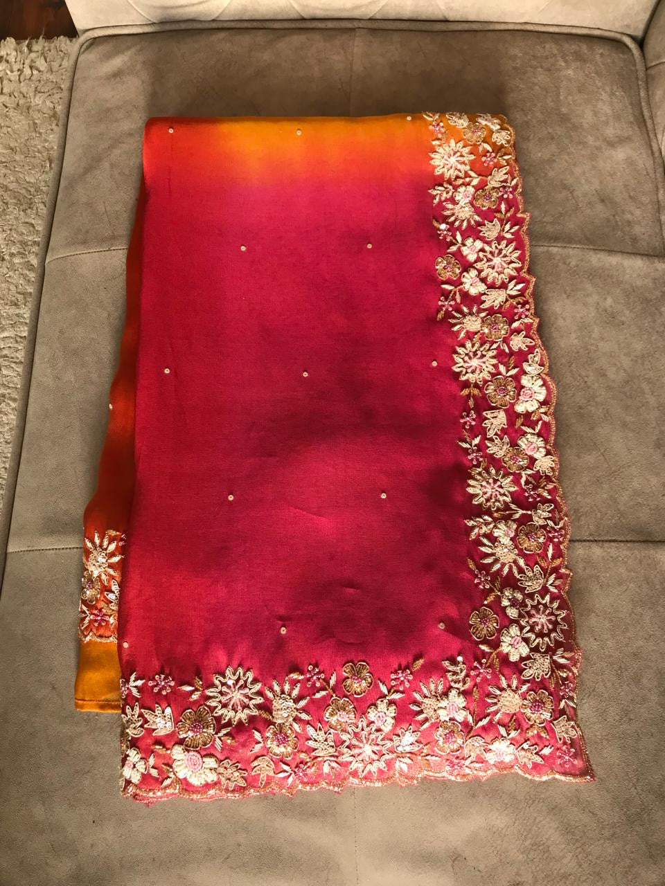 Ramaisha Tissue Organza saree Luxury styled sarees blouse