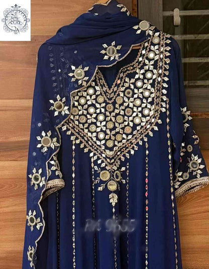 Anarkali dress gorgette stitched salwar suit Indian dresses