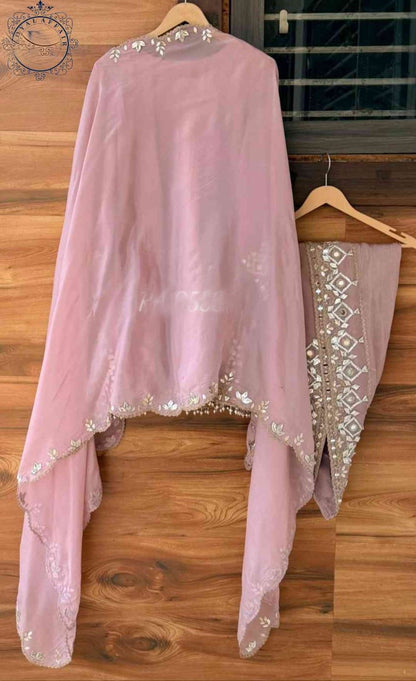 Tissue stitched dress gottapatti dress Partywear dresses for women