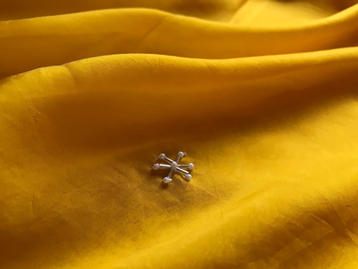 Yellow organza silk sarees