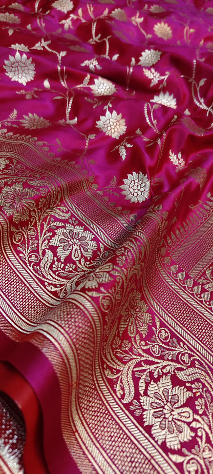 Khaddi banarsi saree handwoven sari blouse