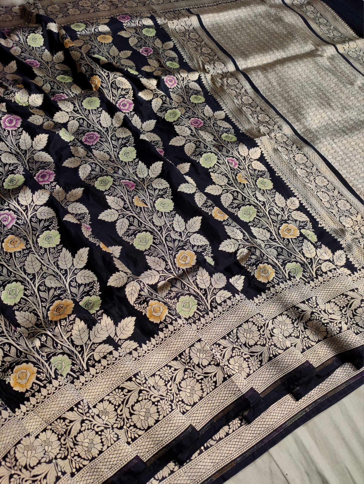 Banarsi exclusive handloom Katan silk sarees