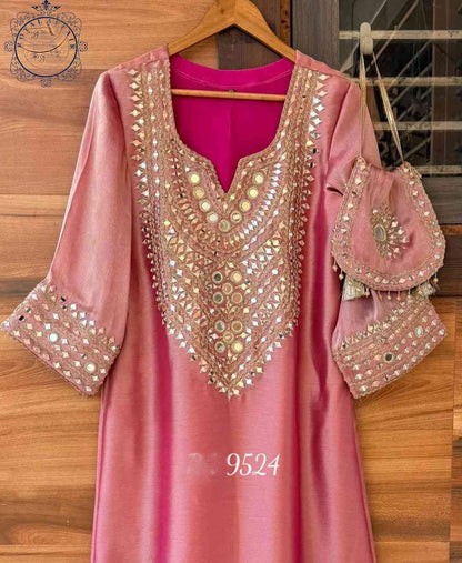 Giraffe indpired tissue dress stitched dress Indian dress Partywear dresses