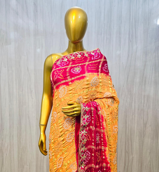Ramaiya gajji silk saree gharchola sarees Indian sari blouse