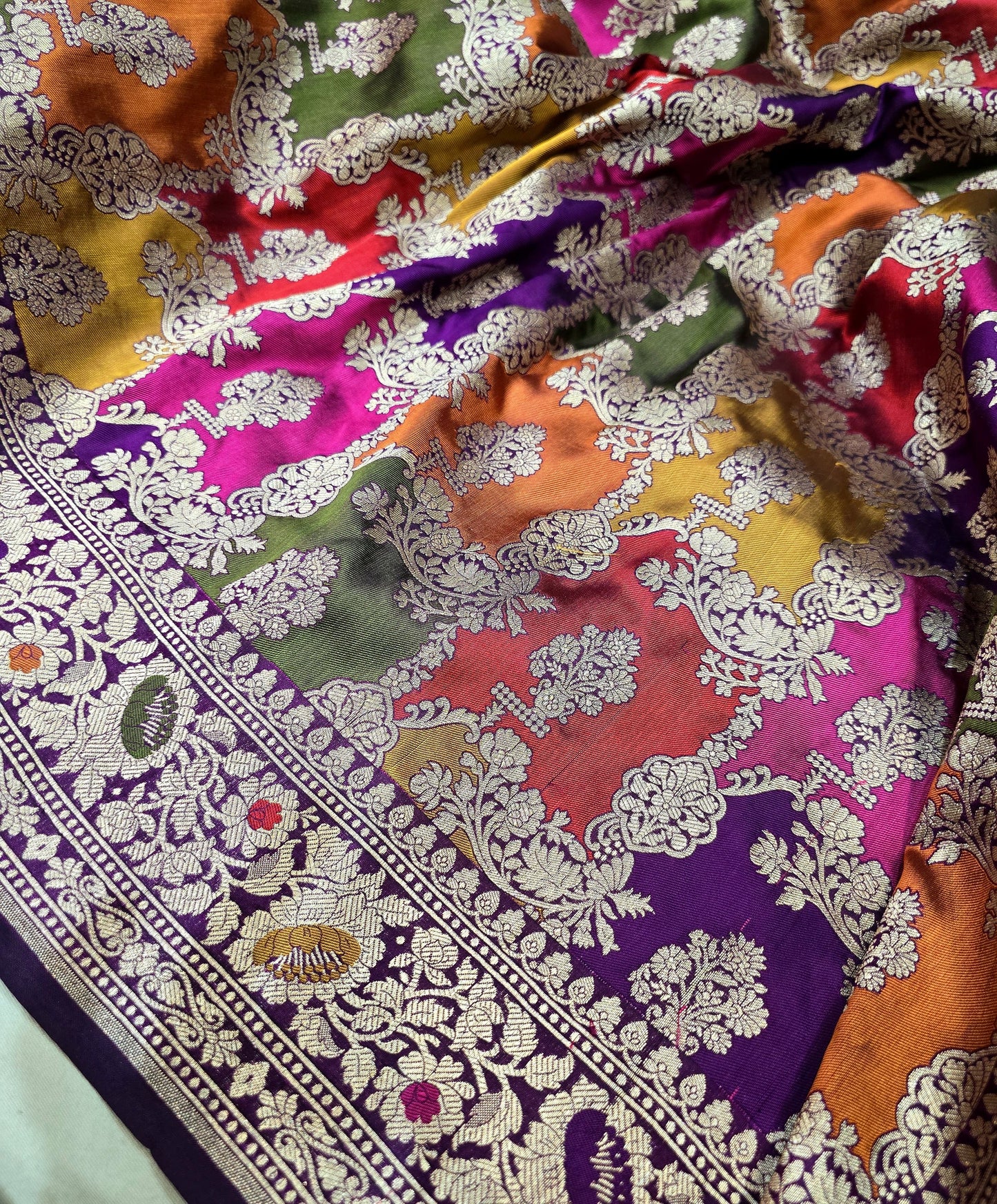 Navisha Banarsi saree Katan silk saree rangkat saree blouse