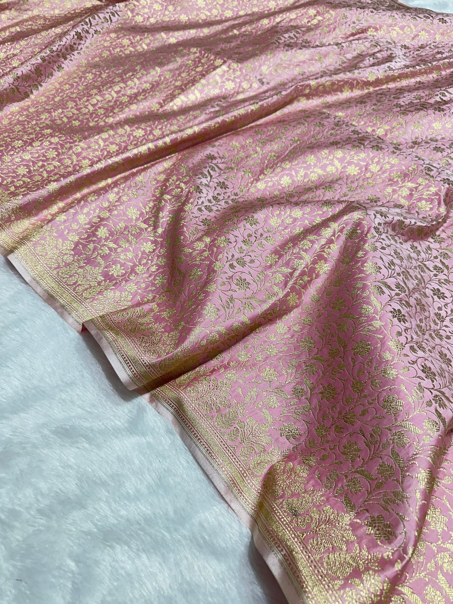Banarsi handmade saree mashru katan silk saree Indian sari blouse