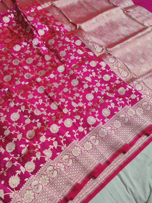 Kiasha Banarsi handloom Katan silk saree