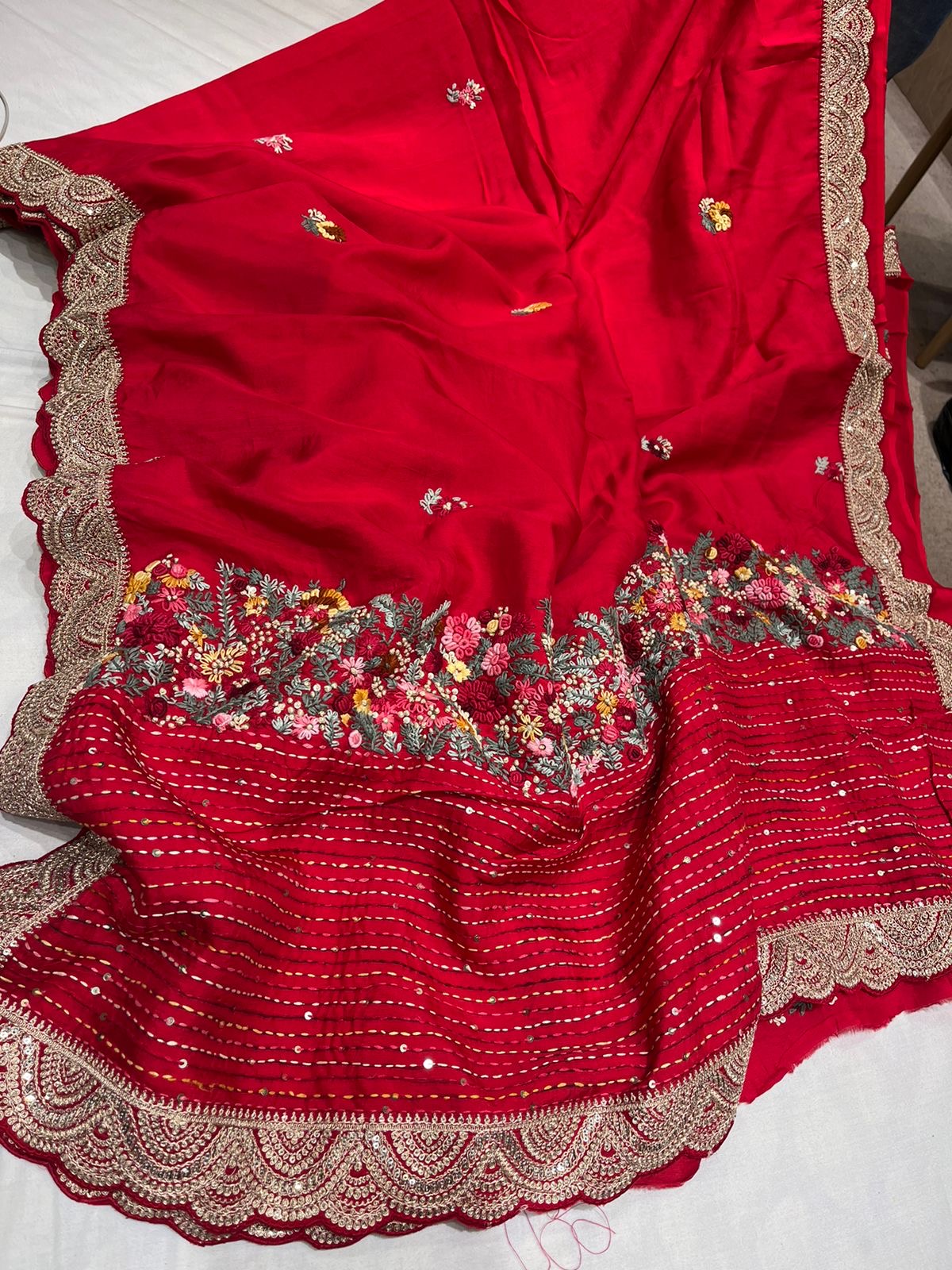 Senorita silk saree Embroidered Sarees