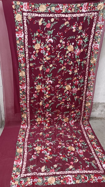 Raniganj Dupatta Authentic Parsi Gara Dupatta Parsi Dupatta