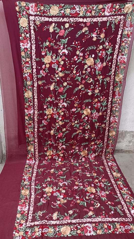 Raniganj Dupatta Authentic Parsi Gara Dupatta Parsi Dupatta