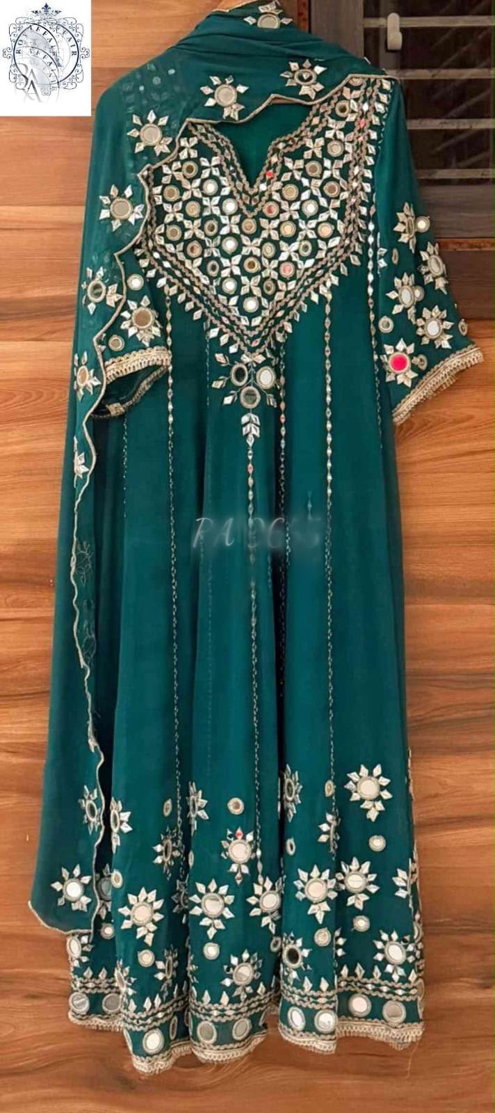 Anarkali dress gorgette stitched salwar suit Indian dresses