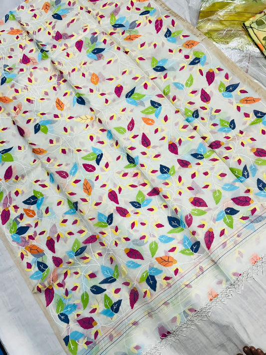 Pinisha tantuj saree Bengal jamdani sarees