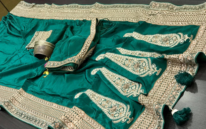 Crepe silk saree paisley inspired sari blouse reception sarees