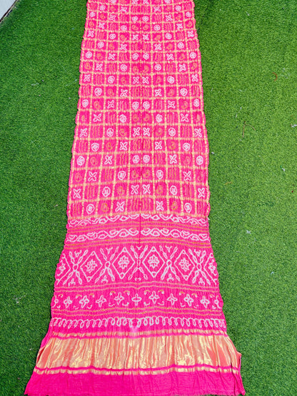 Pink sari gajji silk saree Indian sarees traditional sari blouse wedding sarees