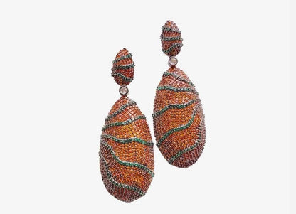 Cocktail earrings beautiful earrings lovely earrings jhumki