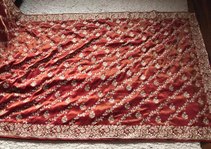 Bridal Wedding Saree Red Sari