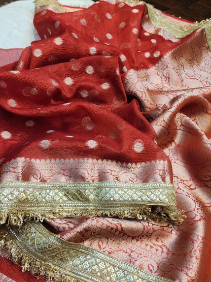 Tissue silk saree Indian wedding saree designer sarees